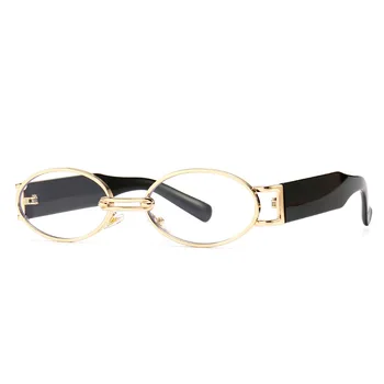 JASPEER Пънк Овални слънчеви очила За мъже Брандираната дизайнерски обувки Steampunk Слънчеви очила За жени UV400 Шофиране Нюанси очк