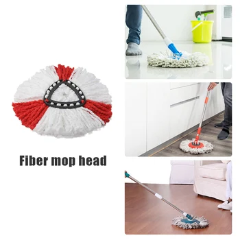 3шт Подмяна Микрофибър Spin Mop Clean Зареждане Head за Vileda O-Cedar EasyWring Домакински Почистващи Инструменти Моп Аксесоари