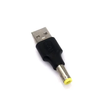 1pcs DC Power plug connector 5.5x2.5 от 5.5x2.1 5.5x1.7 4.8x1.7 4.0x1.7 3.0x1.1 2.5x0.7mm DC male Adapter Connector to USB 2.0 A