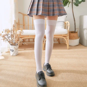 Дамски Модни Чорапогащи Пролет Лято Над Коляното, Бедро-Високи Чорапи Ластични Чорапи за Момичета Дами дълги Секси чорапи