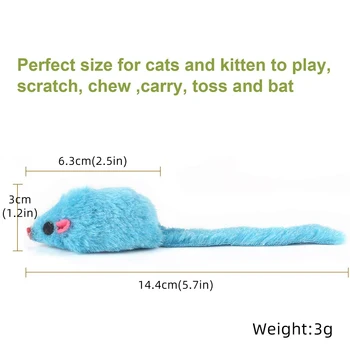 Котка играчки False Mouse Toys Interactive Mini Мишки Смешни Plush Animal Playing Toys For Cats Kitten Puppy Пет Доставки