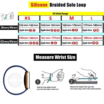 Solo Loop каишка за Apple Watch Band 44 мм 40 мм 38 мм 42 мм и Дишаща силикон еластичен Колан гривна каишка iWatch Series 3 4 5 SE 6