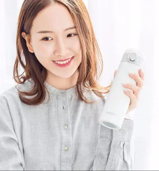 Xiaomi Mijia VIOMI Преносим Вакуум От Неръждаема Стомана 24 Часа Колба Вода Интелигентни храна за Вкъщи Бутилка Термос с Една Ръка ВКЛ.