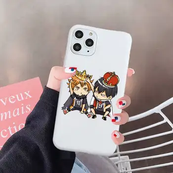Haikyuu Hinata атака аниме високо качество луксозен Калъф за телефон Бонбони Цвят за iPhone 6 7 8 11 12 s mini pro X XR XS MAX Plus
