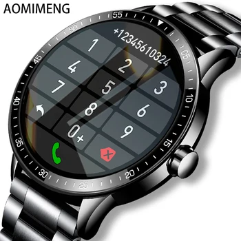 2021 Нови Умен Часовник Мъжете Пълен Сензорен Екран Спортни Фитнес Часовник IP68 Водоустойчив Bluetooth За Android и ios smartwatch Мъжки часовник