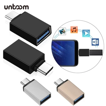 USB C OTG Адаптер Type C към USB 3.0 Адаптер Type-C OTG Кабел Конвертор За MacBookPro Air Xiaomi Mi 10 Samsung S9 S10 USB OTG