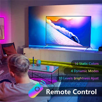 LED Strip Light Bluetooth USB Powered LED Светлини Stripes With Remote RGB 2835 Color Changing LED TV Backlights For Home Decor
