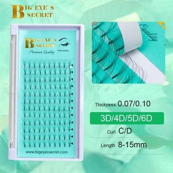 Big eye ' s secret Professional Cilia Extension Kit Permanent Premade Volume Eyelash Bulgarian Fans Eyes Extension