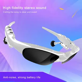 Bluetooth-съвместима Слушалка Външни Слънчеви Очила Слушалки Музика С Микрофон Стерео Безжични Слушалки За iPhone Samsung Xiaomi 4 5