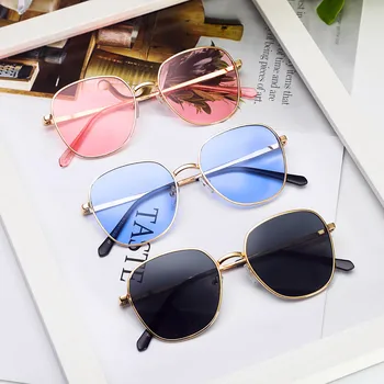 Модни дамски нюанси на Розово Слънчеви очила 2020 Ментална Frame Слънчеви очила UV Защита на Външни Очила Дамски Zonnebril Dames