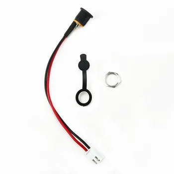 Електрически Скутер Порт кабел за зареждане Зарядно Устройство T-образна глава Съединители За DC5.5x2.1 мм Кръгъл Отвор Изход Кабел, Смяна на Аксесоари