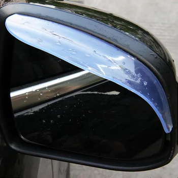 1 Чифт Огледалото на Колата Вежди Дъждобран за Jeep Renegade Wrangler JK Grand Cherokee Compass Cadillac CTS SRX ATS Аксесоари