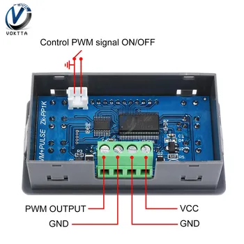 Генератор PWM сигнал 1-Канален LCD Цифров Импулсен Честотен Работен цикъл Регулируема Модул Генератор на сигнали Правоъгълна форма