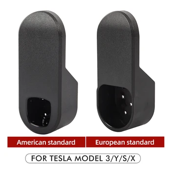 Автомобилен Кабел За Зареждане Организатор За Tesla Model S 3 X Y Аксесоари За Монтиране На Стена Скоба Конектор Държач Зарядно Устройство