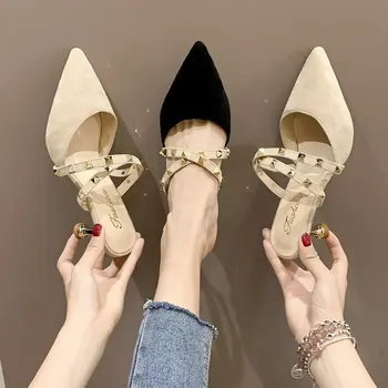 дамски обувки 2021 лято остроконечная роса приплъзване нескользящая дамски обувки дамски обувки на равна подметка chaussures femme fashion