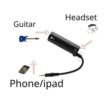 За мобилен ефект конвертор китарен интерфейс замени аудиоинтерфейс конвертор тънкия китара линия на нов телефон