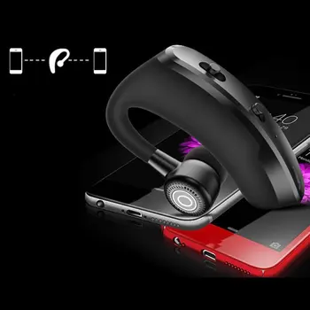 V9 Подвесное Ухото 5.0 Безжични Слушалки Дълъг Режим На Готовност Спортни Слушалки В Ушите Намаляване На Шума, Леки Слушалки