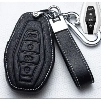 Кожен Калъф за Ключове на Автомобила Калъф за Chery JETOUR X70 X90 X95 Smart Remote Protect Case Ключодържател Притежателя Автоаксесоари Пръстен