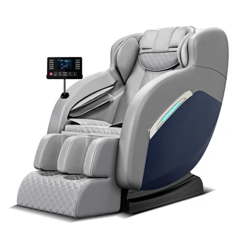Луксозен Полнотелый Многофункционален калъф за краката на Един стол с нулева гравитацията, горещ компрес от чай+Голям LCD сензорен екран+Bluetooth,A8