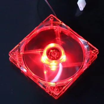 4-цветно светлинно компютърно вентиляторное охлаждащо устройство, 4 120 мм квадратни led фенер, безшумен конектор Molex, охладител на процесора
