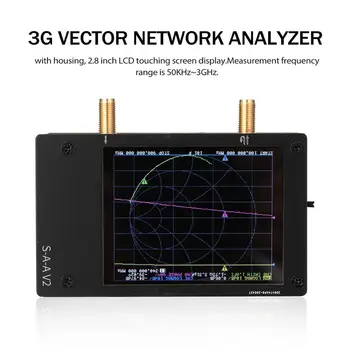 3G Вектор Мрежов анализатор S-A-A-2 NanoVNA V2 Антена Анализатор на къси вълни HF VHF UHF с Корпус Вектор Мрежов анализатор