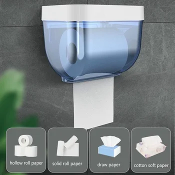 Тоалетна Хартия, Рафтове За Съхранение На Тъкани Баня Кутия 3 Цвята Монтиране На Стена Държач За Тоалетна Хартия От Водоустойчив Мобилен Телефон, Полици За Съхранение