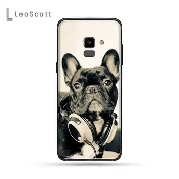 Френският булдог е куче Калъфи за телефони Samsung Galaxy J2 J4 J5 J6 J7 J8 2016 2017 2018 Prime Pro plus Нео duo