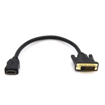 HDMI-съвместими Гума КЪМ DVI Male 24+1 HD Conversion Line Transfer Mutual