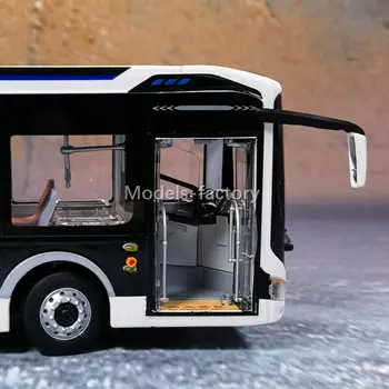 1/42 За Zhongtong City Bus LCK6126EVGRA1 Pure electric Bus Diecast Car Model Gifts Collection Display Метал,Пластмаса,Гума