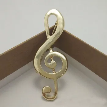 Брошка Забележка Музикален Златен Нежен Спомен Подарък За Рожден Ден Подарък На Студентите Уникалната Метална Самоличността На Мода Ins Символ На Изкуството