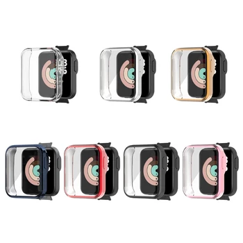 Soft Colorful Watch Protector Case Screen Protective Cover Skin Shell for -Xiaomi Mi Watch Lite Redmi Watch Accessories 95AF