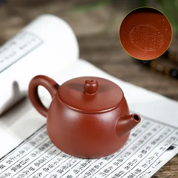Yixing Zisha чайник сурова руда чист ръчно изработени Dahongpao малък черпак чайник 70 мл Кунг-фу чайник