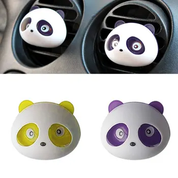 Сладко Panda Car Air Freshener Auto Care PerfumeVent Freshener Interior Decoration Автомобилни Аксесоари