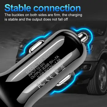 3 USB Зарядно За Автомобил Адаптер 5V 3A Quick Charge Универсален Мобилен Телефон, Зарядно за Кола За Xiaomi Samsung S8 iPhone 6 6s 7 8 Plus
