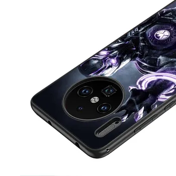 Черен Мек Marvel Black Panther за Huawei P Smart 2020 2021 Z S Mate 40 RS 30 20 20X 10 Pro Plus Lite 2019 Калъф за вашия телефон