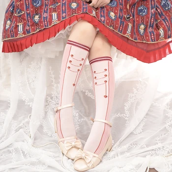 Лешникотрошачката Лолита чорапи получаване на униформи дебели чорапи неизмита памучни чорапи в Лолите Японски тънки чорапи на краката