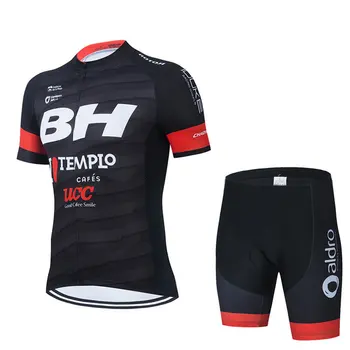 2021 Team BH Cycling Jersey Set Мъжка Велосипедна облекло Велосипеден Лигавник Шорти Планински път под Наем Риза Костюм МТБ Maillot Culotte