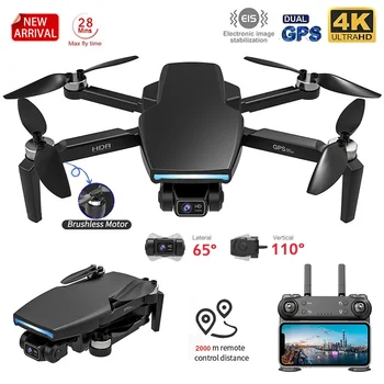 Нов 2021 L108 Pro Gps Drone HD, 4K Камера 2-Axis Gimbal Professional 2000М Image Transport Brushless Мотор RC Foldable Quadcopter