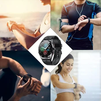 360*360 HD IPS екран на Bluetooth разговори мъже Смарт часовници Монитор на сърдечната честота IP68 swim sport smartwatch потребителски скали За Android и IOS