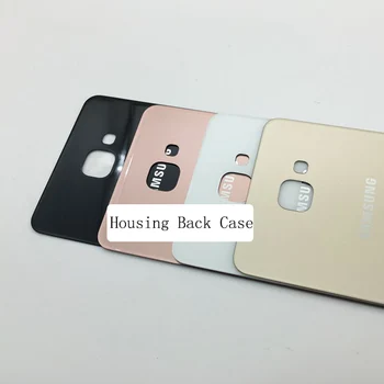 Оригинален Samsung Galaxy A9 Pro 2016 SM-A9100 Стъкло Корпус Задната част на Кутията на Батерията Задната Врата Калъф Дубликат Част Лепило Безплатен Инструмент