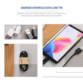 V8 Кабел за предаване на данни за Android Ново записване е Подходящ за Samsung Универсален S4 Смартфон Бързо Зареждане Micro USB2.0 Кабел За Зареждане