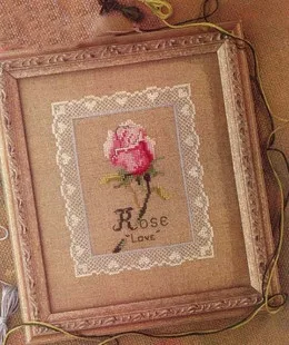 Rose Love САМ Занаятите Stich Cross Stitch Памучен Плат Ръкоделие Бродерия Занаяти Смята Кръст-Комплект за Шиене