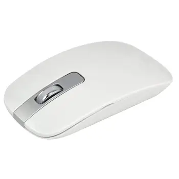Безжична Тънка Бяла клавиатура + Безжична Оптичен Комплект мишка за КОМПЮТЪР и лаптоп