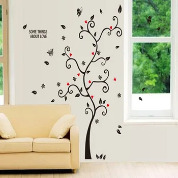 Frame Tree Wall Stickers Muslim Рибка Home Stickers Wall Decor Decals decoración de habitación декор за стаята