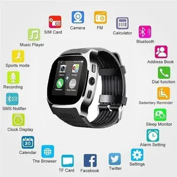 2021 Нов 1,54 - инчов IPS Капацитивен Екран Smart Watch Life Водоустойчив Фитнес Тракер Кръвното Налягане Smart Clock Smartwatch
