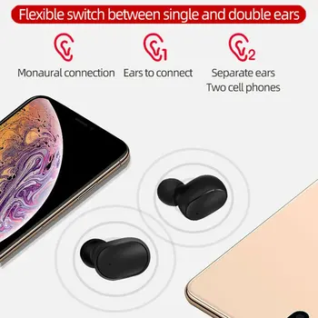 A6S Bluetooth Слушалки Безжични Слушалки 5.0 TWS Слушалки Шумоподавляющий Микрофон