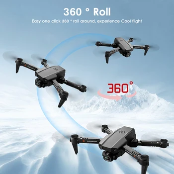 Нов Мини-Дрон LS-XT6 4k 1080P HD Camera WiFi Fpv Air Pressure Altitude Hold Сгъваем Квадрокоптер RC Drone Kid Toy GIft