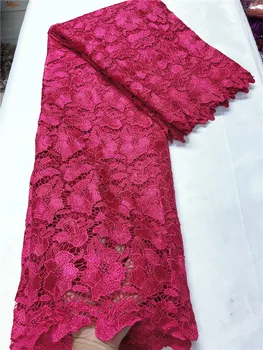 5 цвята вариант кабел дизайн JRB-62806 високо качество на френски завързана платове за вечерна рокля Красив африкански тюл завързана кърпа