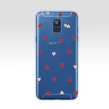 За Samsung Galaxy A6 2018 case Dual SIM SM A600 за samsung A6 plus 2018 A605 A605F case painting protective броня на корпуса