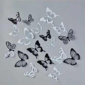 18 бр. 3D Crystal Butterfly Стикер за Стена, PVC Изкуството на Стикери За Стена направи си САМ Начало Декор Детска Стая Творчески Crystal Butterfly Стикер за Стена